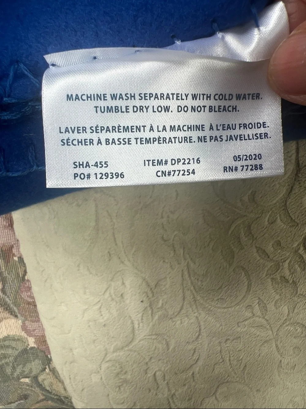 Lexington KY Embroidered Silhouette 🐎 Horse Fleece Throw Royal Blue - Brand New!